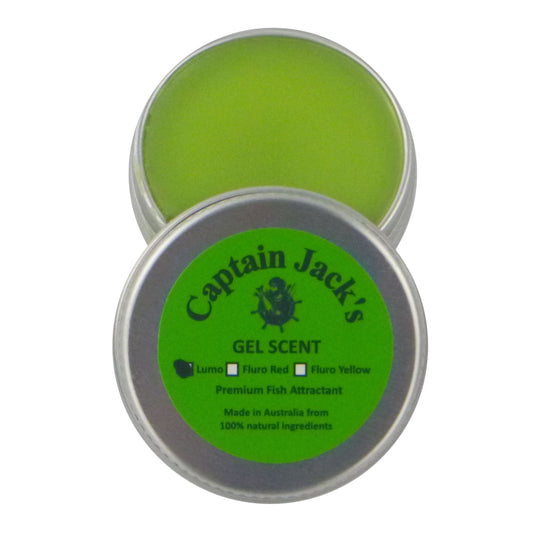 Captain Jack's Gel Scent - Lumo Blue Green, 15 gm Tin-0