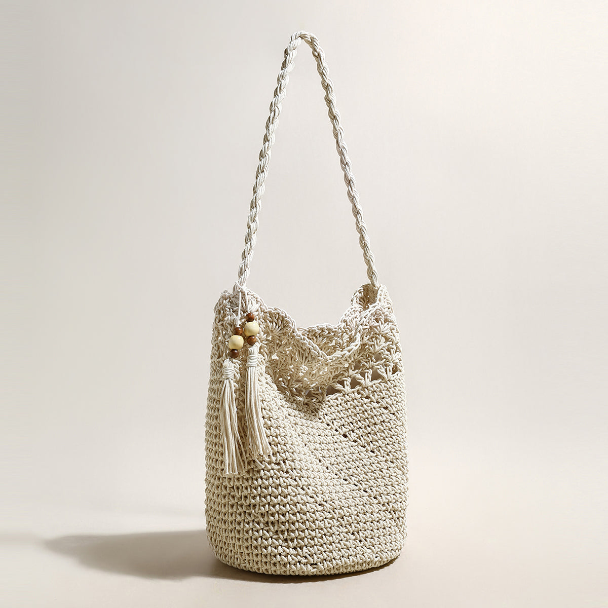 Macrame Beach Tote Bag