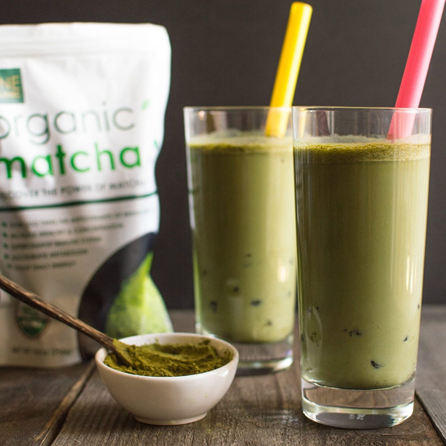 Pure Matcha Tea Premium Organic - 250 grams (8.8 oz) Pouch-3