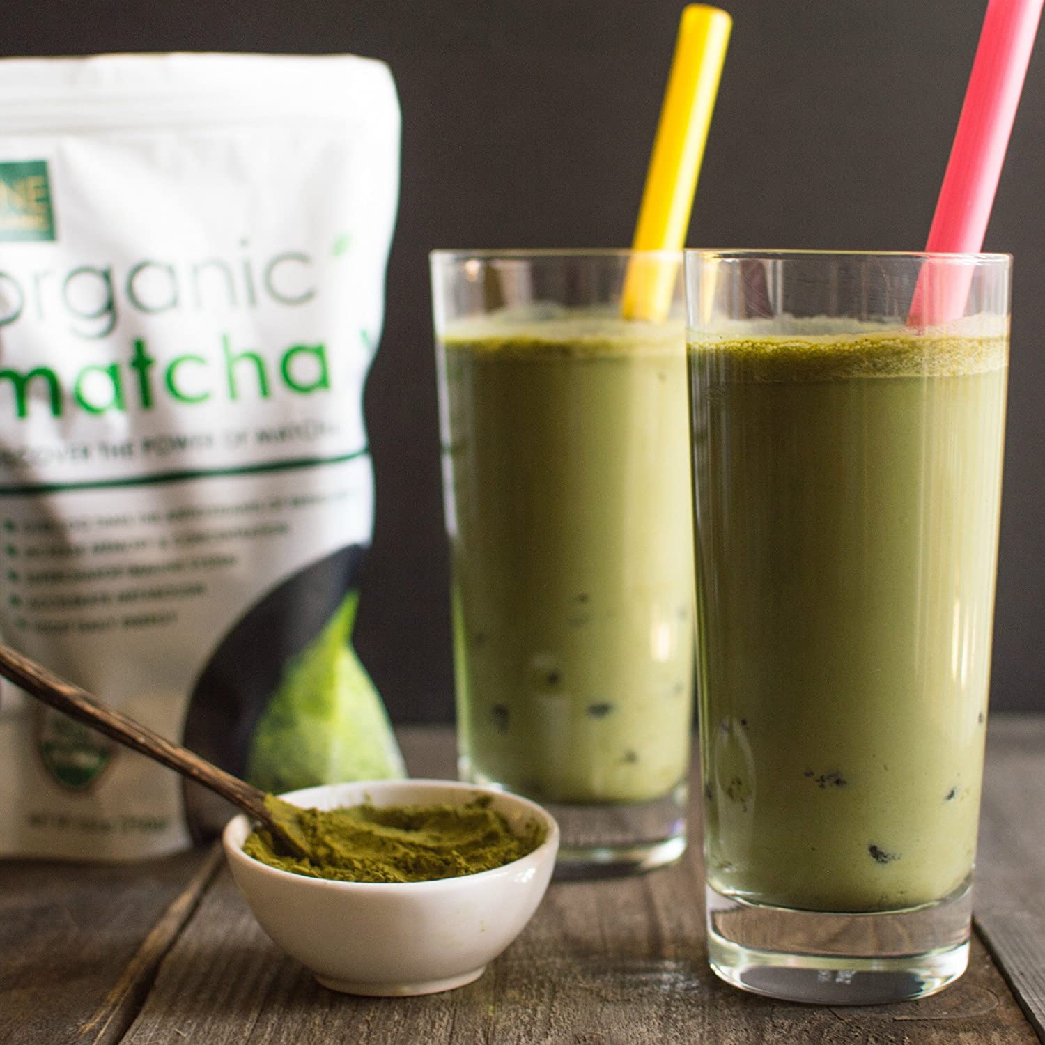 Pure Matcha Tea Premium Organic - 250 grams (8.8 oz) Pouch-3