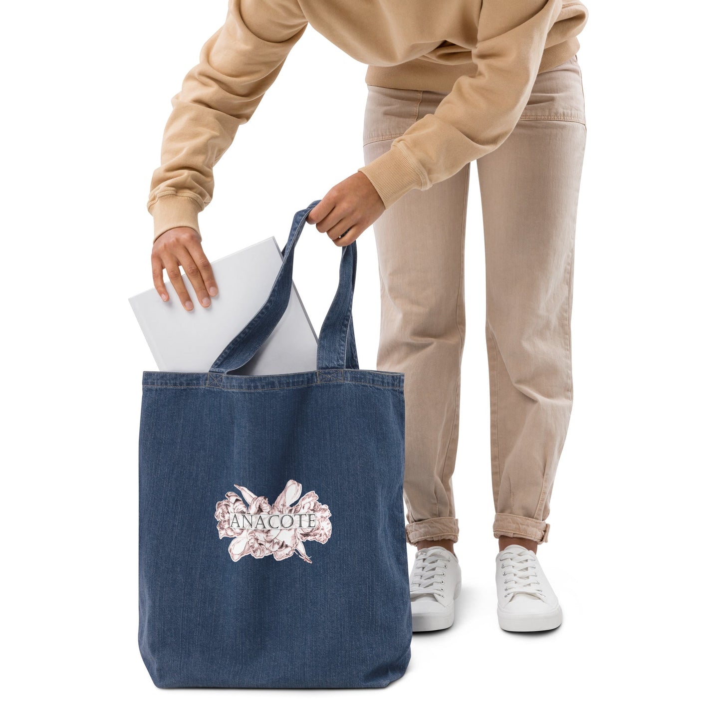 Anacotte Eco-Friendly Denim Design Tote Bag-3