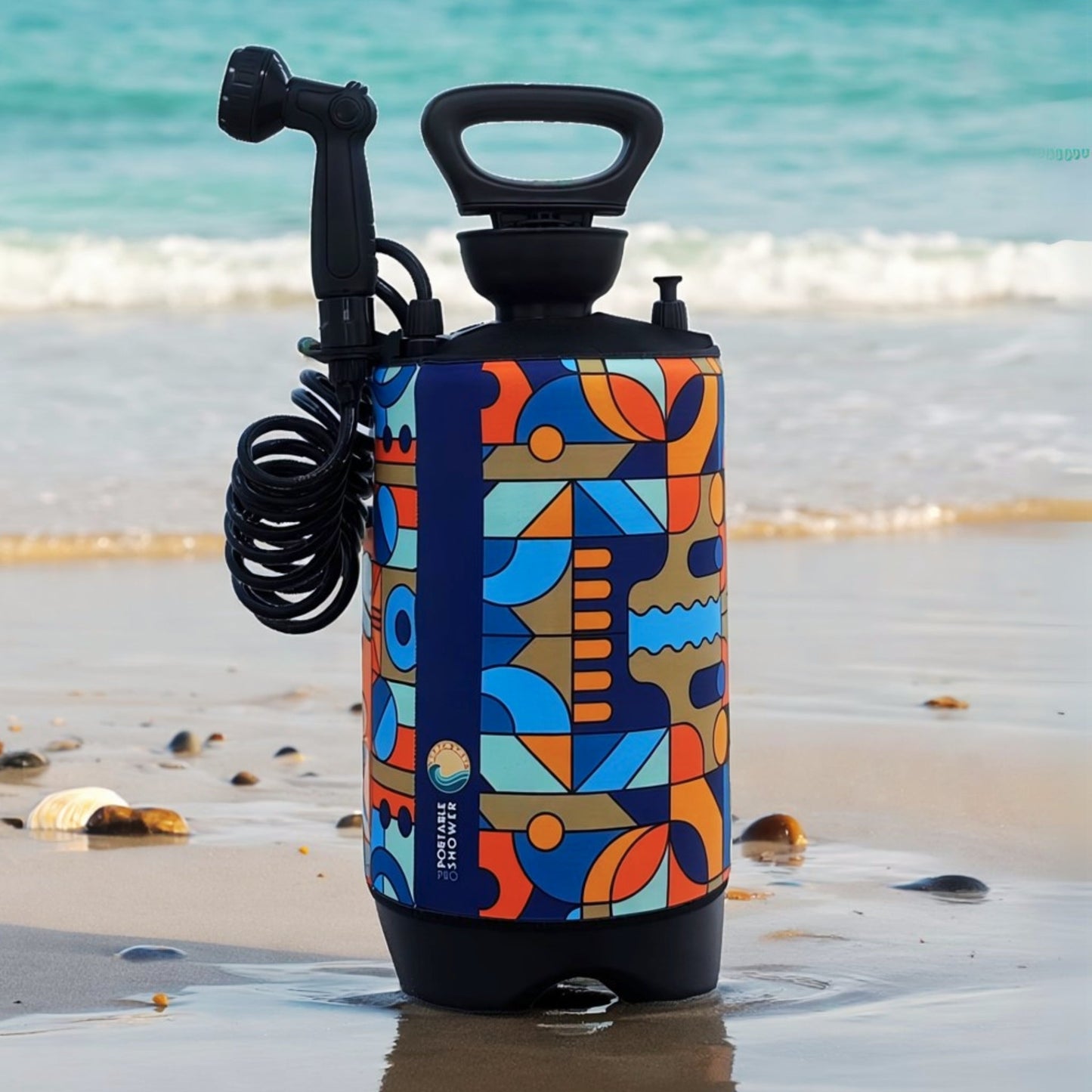 Portable Shower PRO Geo Earth 10L-2