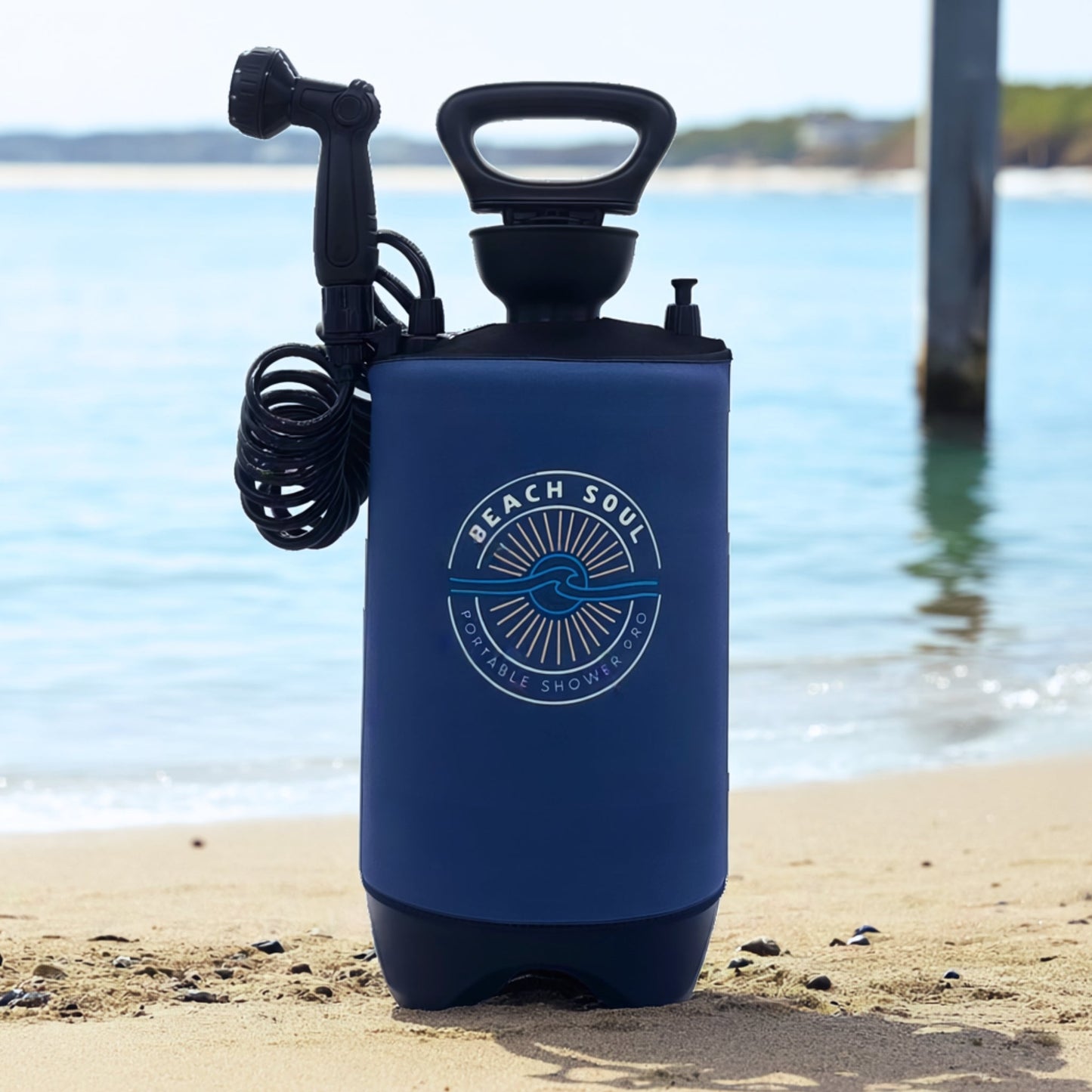 Portable Shower PRO Ocean Rise 10L-1