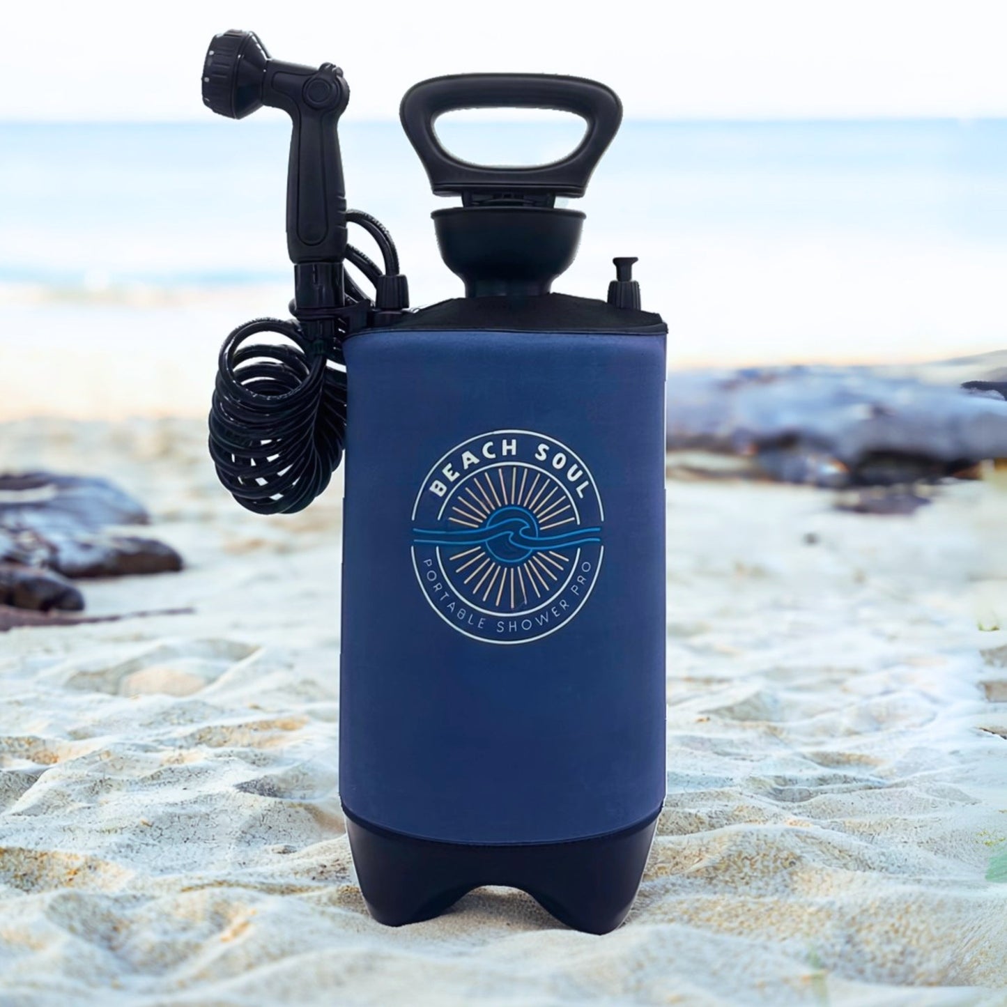 Portable Shower PRO Ocean Rise 10L-2