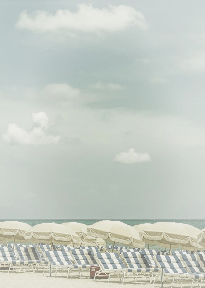 Vintage beach scene