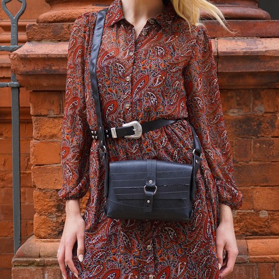 Reina Recycled Rubber Vegan Handbag-1