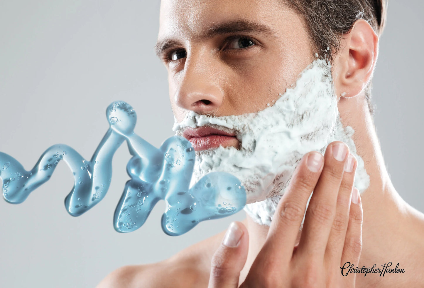 BLUE SHAVING POMADE | Light Foam | Rocks Gold + Mint-1