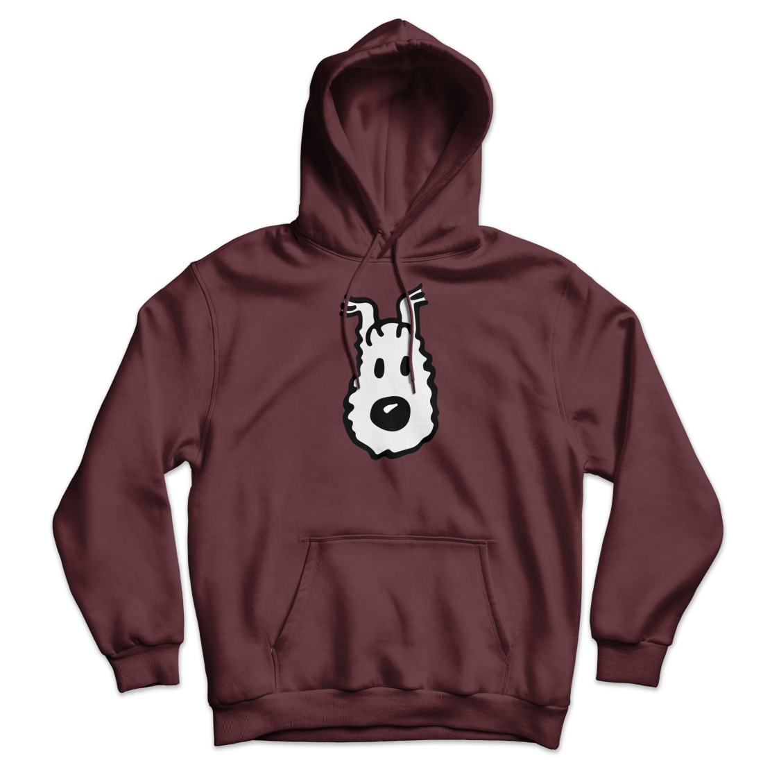 Snowy (Milou), Wire Fox Terrier from Tintin Unisex Hoodie-5