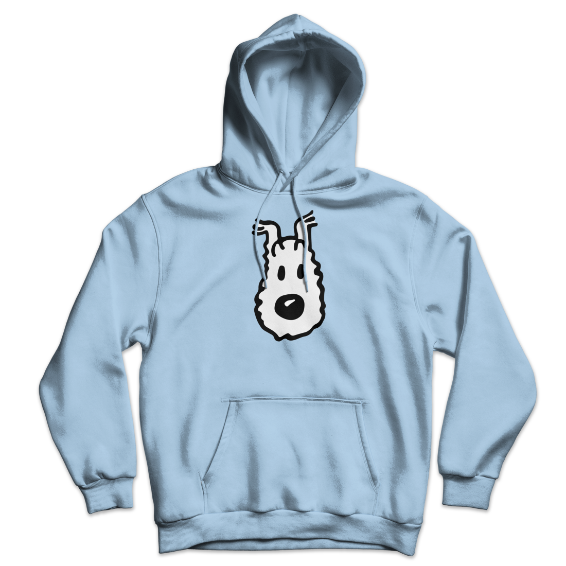Snowy (Milou), Wire Fox Terrier from Tintin Unisex Hoodie-0
