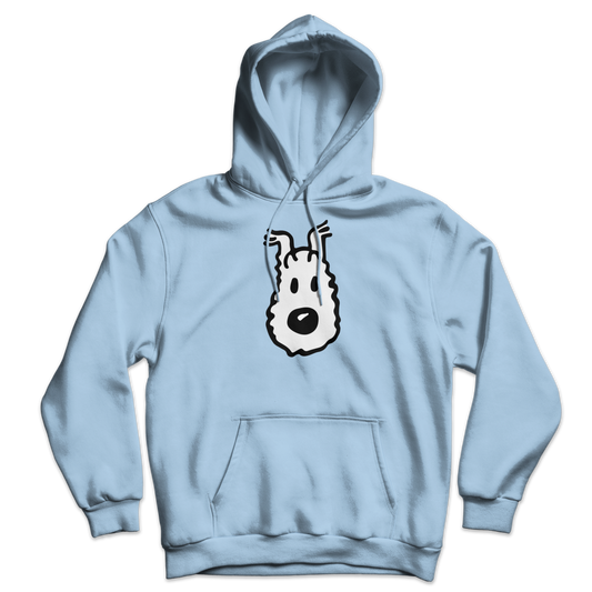 Snowy (Milou), Wire Fox Terrier from Tintin Unisex Hoodie-0