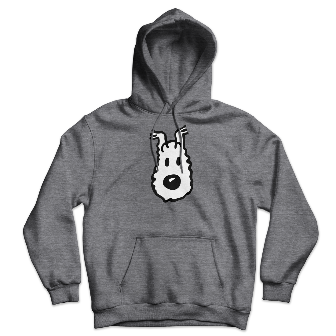 Snowy (Milou), Wire Fox Terrier from Tintin Unisex Hoodie-1