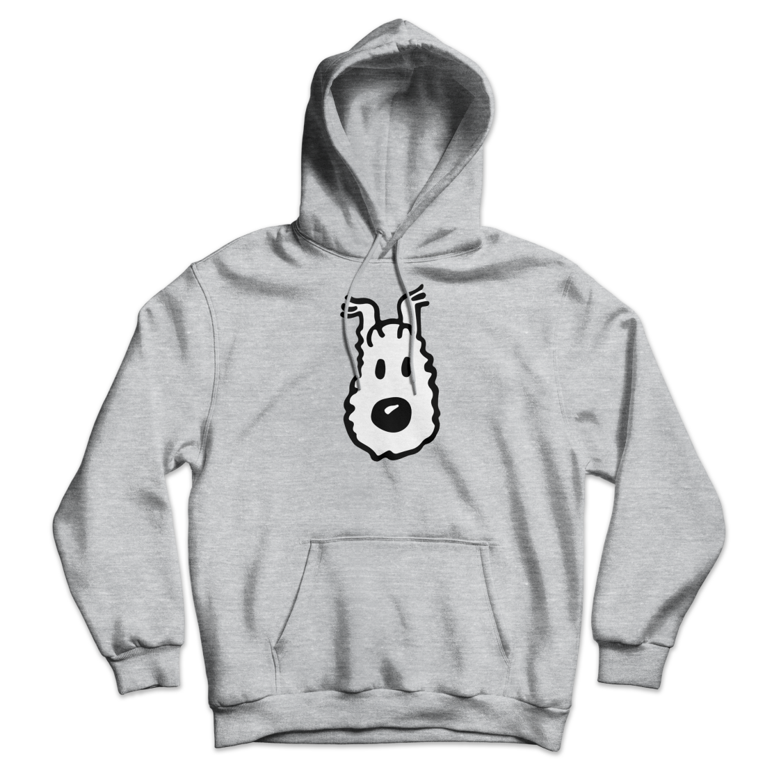 Snowy (Milou), Wire Fox Terrier from Tintin Unisex Hoodie-4
