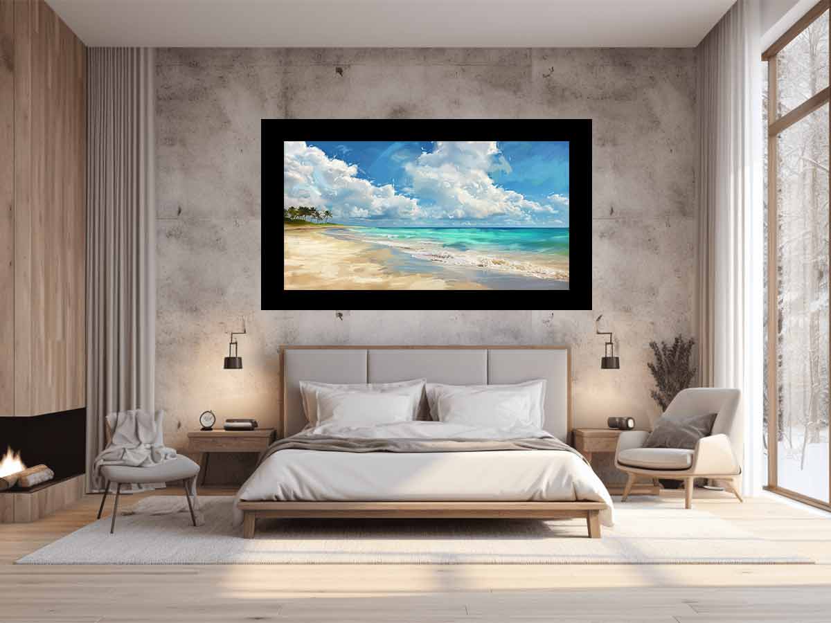 Beach Landscape Canvas Art Print