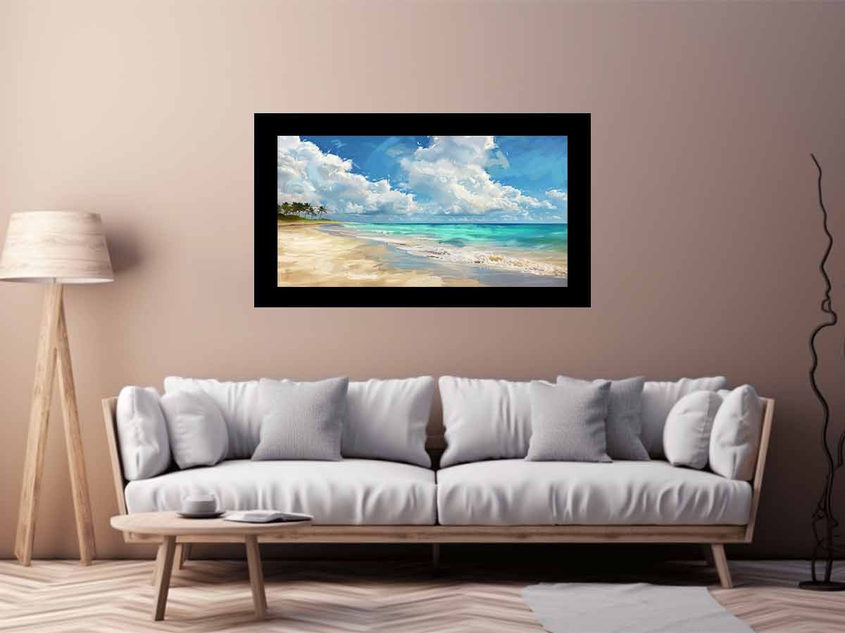 Beach Landscape Canvas Art Print