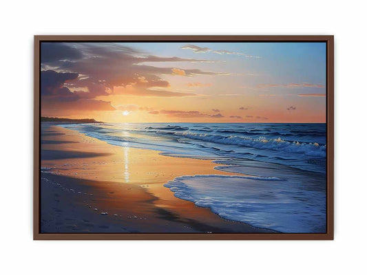 Beach Painting on   Canvas Art Print