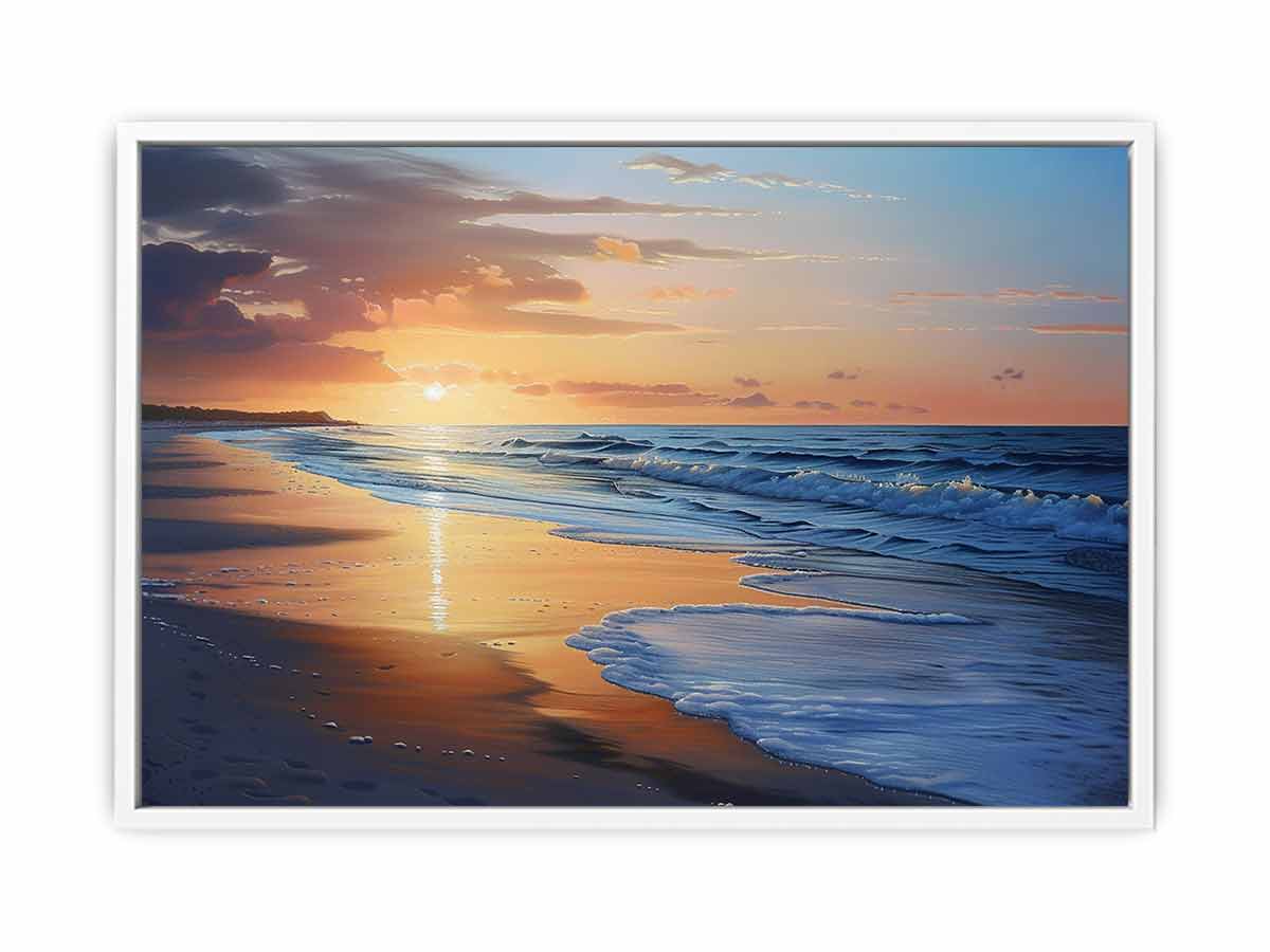 Beach Painting on   Canvas Art Print
