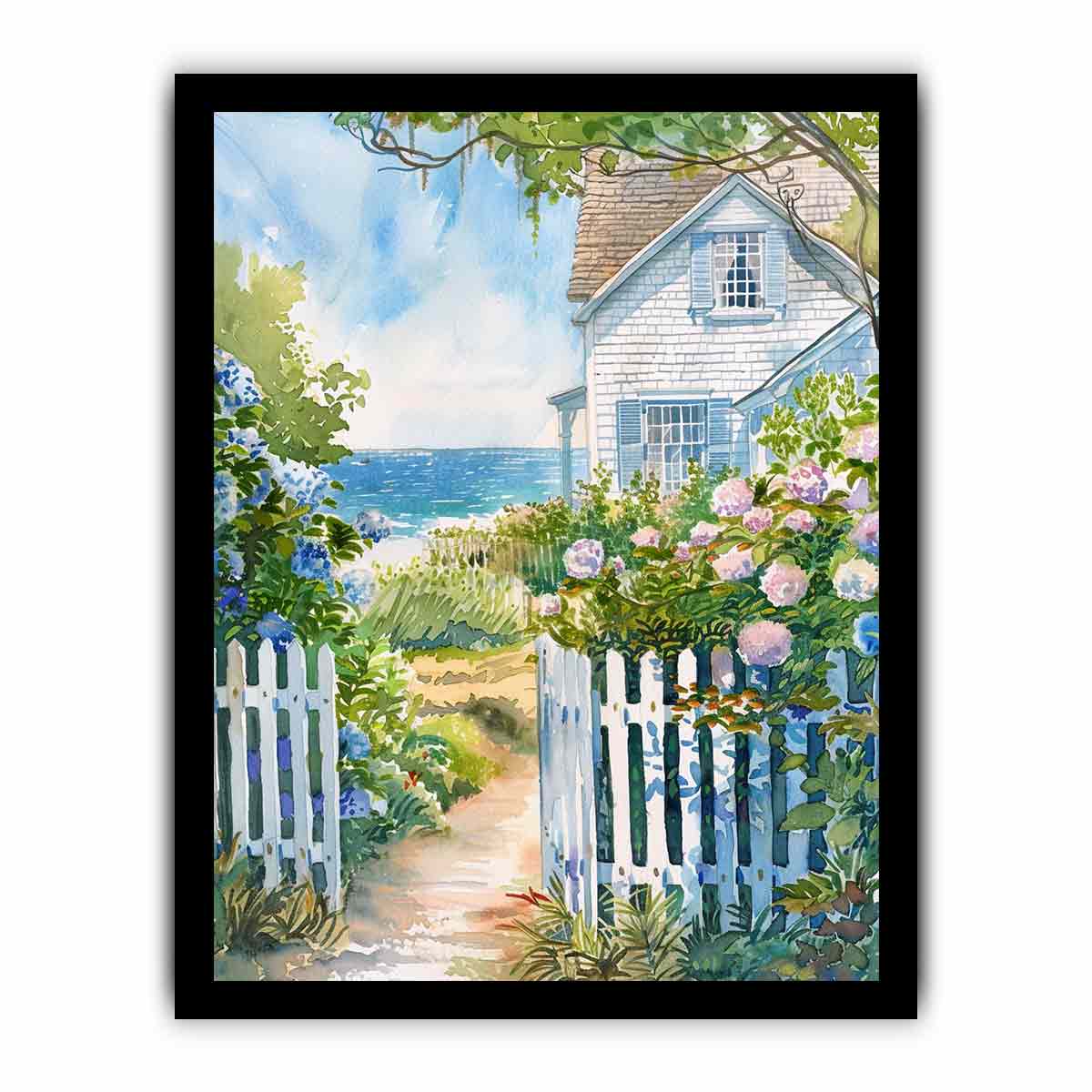 Beach House  Canvas Painitng