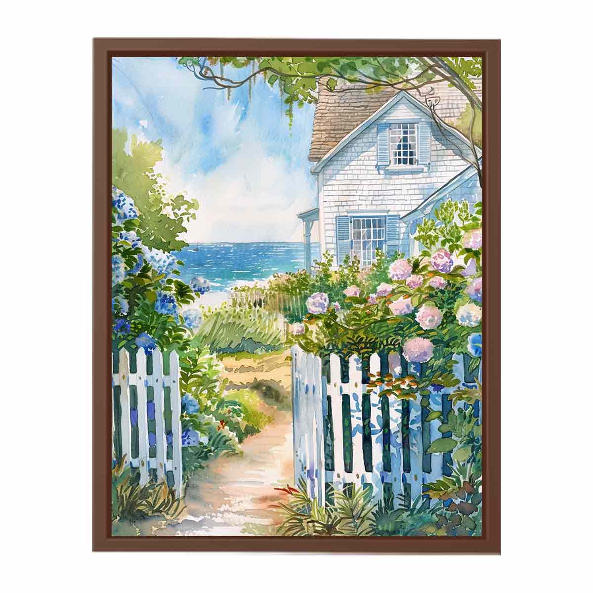 Beach House  Canvas Painitng