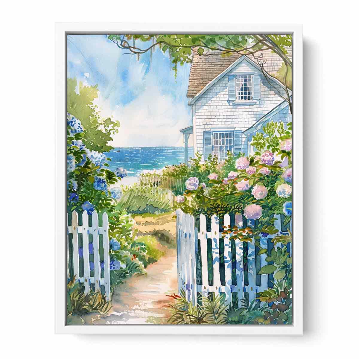 Beach House  Canvas Painitng