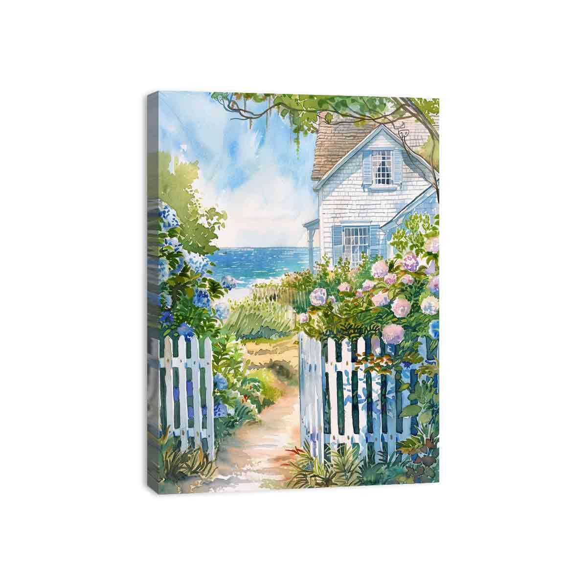 Beach House  Canvas Painitng