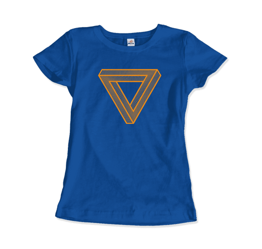 The Penrose Triangle From A Journey Through Time - DARK T-Shirt-10