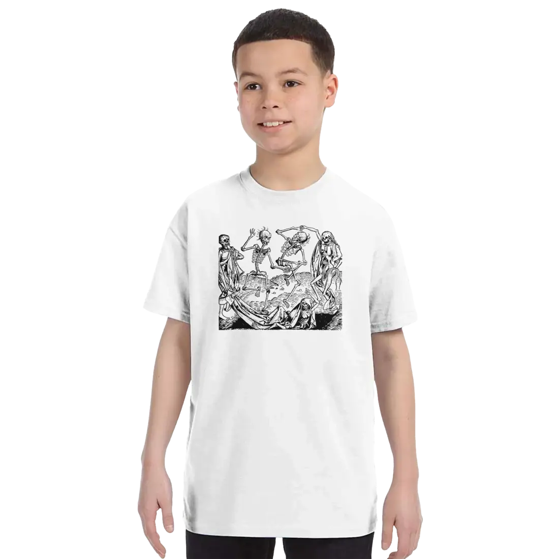 Wolgemut - Dance of Death from "The Nuremberg Chronicle", 1493 T-Shirt-9