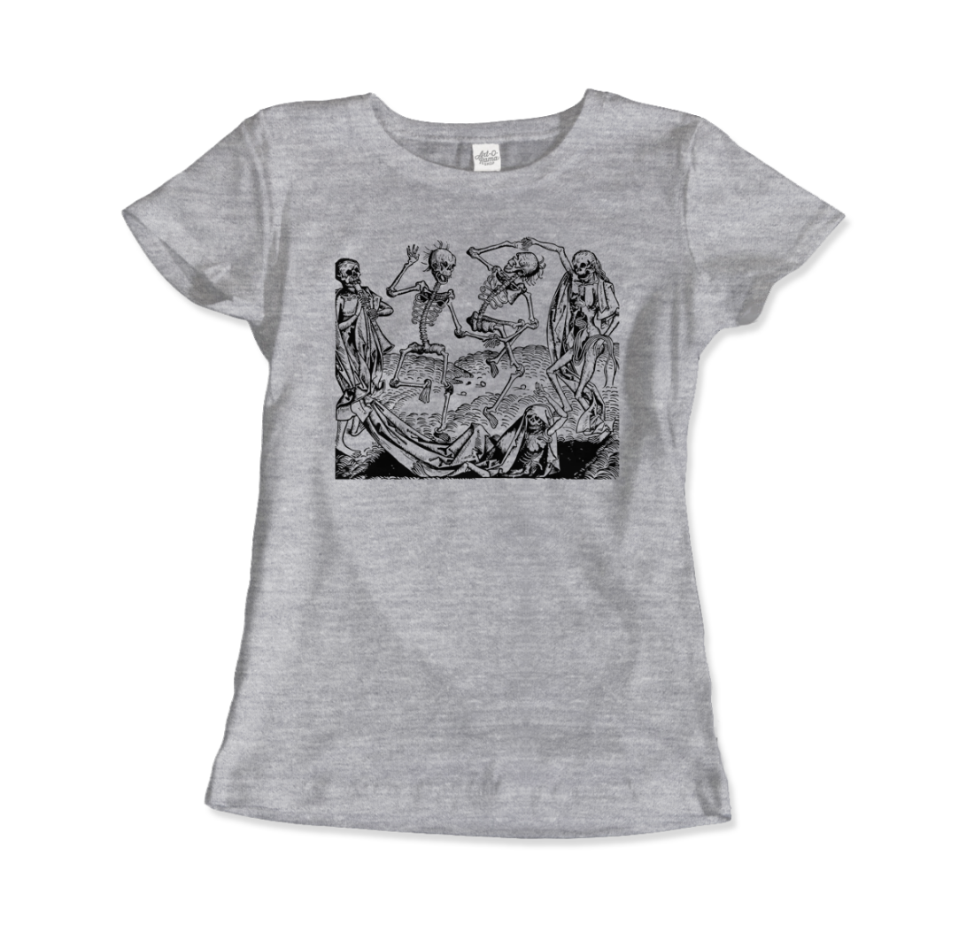 Wolgemut - Dance of Death from "The Nuremberg Chronicle", 1493 T-Shirt-7