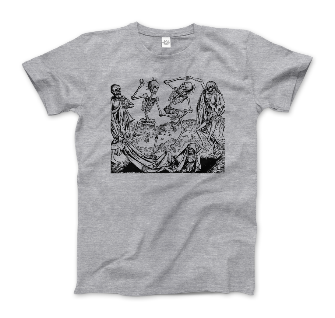 Wolgemut - Dance of Death from "The Nuremberg Chronicle", 1493 T-Shirt-5