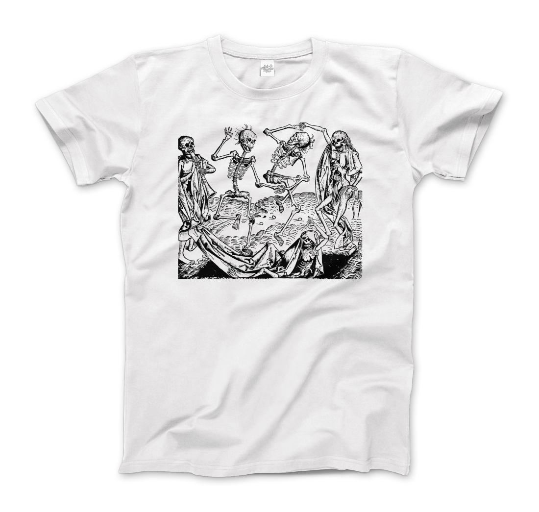 Wolgemut - Dance of Death from "The Nuremberg Chronicle", 1493 T-Shirt-0